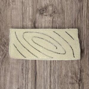 Vintage Beaded Faux Pearl Clutch